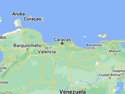 Map showing location of Charallave (10.24247, -66.85723)