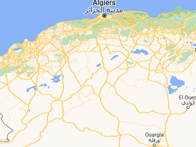 Map showing location of Charef (34.62098, 2.79503)