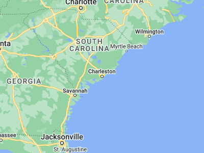 Map showing location of Charleston (32.77657, -79.93092)