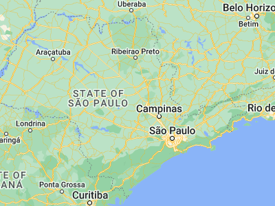 Map showing location of Charqueada (-22.50972, -47.77806)