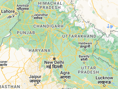 Map showing location of Charthāwāl (29.54717, 77.5937)