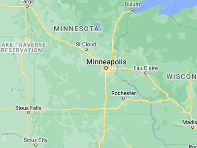 Map showing location of Chaska (44.78941, -93.60218)