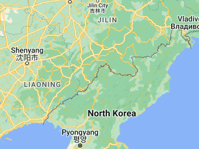 Map showing location of Chasŏng (41.46083, 126.64139)