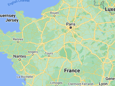 Map showing location of Châteaudun (48.08333, 1.33333)