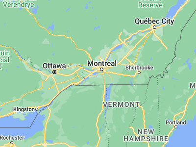 Map showing location of Châteauguay (45.38338, -73.74919)