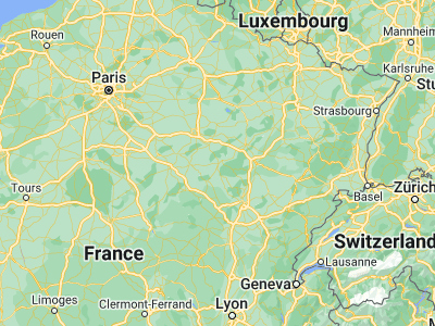 Map showing location of Châtillon-sur-Seine (47.85851, 4.57375)