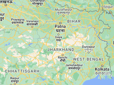 Map showing location of Chatra (24.20376, 84.87032)