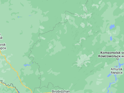 Map showing location of Chegdomyn (51.12853, 133.00827)