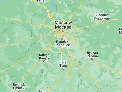 Map showing location of Chekhov (55.1477, 37.47728)