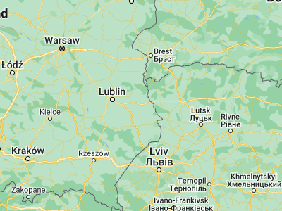 Map showing location of Chełm (51.14312, 23.4716)