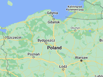 Map showing location of Chełmno (53.34855, 18.4251)