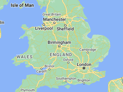 Map showing location of Chelmsley Wood (52.4781, -1.73813)