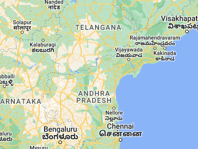 Map showing location of Chemmumiahpet (15.89794, 79.32129)
