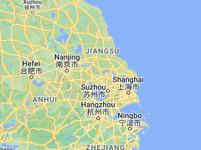 Map showing location of Chengjiang (31.91102, 120.26302)