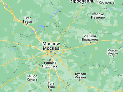 Map showing location of Chernogolovka (56, 38.36667)