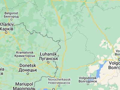 Map showing location of Chertkovo (49.3847, 40.15471)