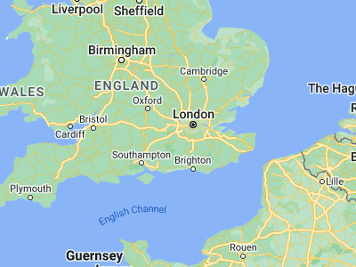 Map showing location of Chertsey (51.38812, -0.50782)