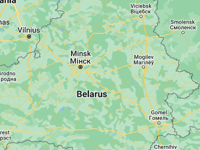 Map showing location of Chervyen’ (53.7059, 28.4313)