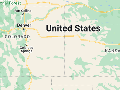 Map showing location of Cheyenne Wells (38.8214, -102.35324)
