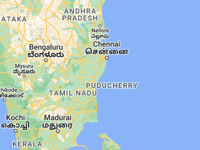 Map showing location of Cheyyur (12.34948, 80.00304)