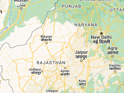 Map showing location of Chhāpar (27.819, 74.43936)
