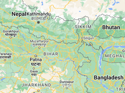 Map showing location of Chhātāpur (26.22268, 87.00346)