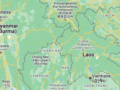 Map showing location of Chiang Khong (20.26125, 100.40461)