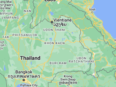 Map showing location of Chiang Yuen (16.41042, 103.09768)
