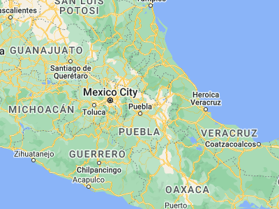 Map showing location of Chiautempan (19.31277, -98.20933)