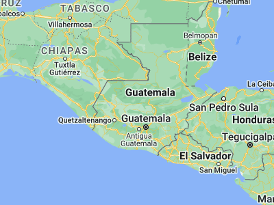 Map showing location of Chicamán (15.4, -90.76667)