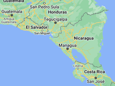 Map showing location of Chichigalpa (12.57758, -87.02705)