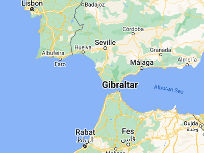 Map showing location of Chiclana de la Frontera (36.41915, -6.14941)