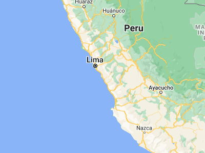 Map showing location of Chilca (-12.52111, -76.73722)