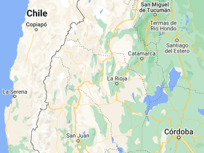 Map showing location of Chilecito (-29.16195, -67.4974)