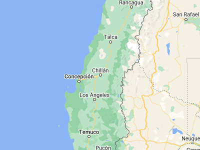 Map showing location of Chillán (-36.60664, -72.10344)
