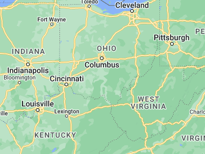 Map showing location of Chillicothe (39.33312, -82.9824)