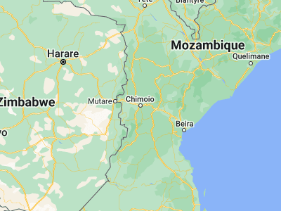 Map showing location of Chimoio (-19.11639, 33.48333)