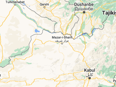 Map showing location of Chimtāl (36.67818, 66.80325)
