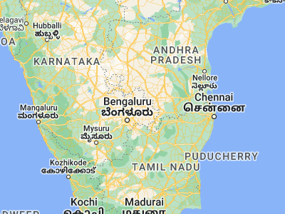 Map showing location of Chintāmani (13.4, 78.06667)