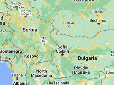 Map showing location of Chiprovtsi (43.38417, 22.88083)