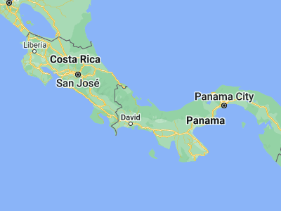 Map showing location of Chiriquí Grande (8.95, -82.11667)