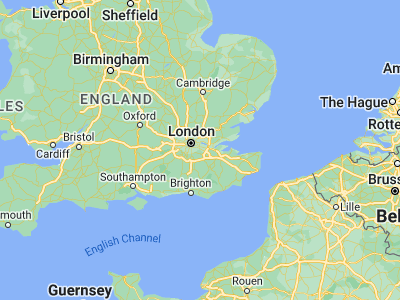 Map showing location of Chislehurst (51.41709, 0.06858)