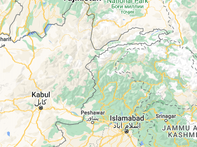 Map showing location of Chitrāl (35.84623, 71.7858)