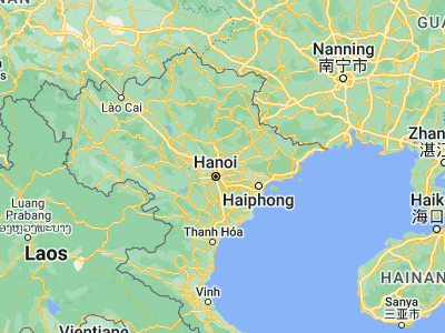 Map showing location of Chờ (21.19491, 105.95472)