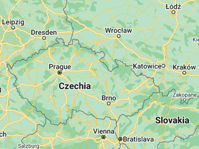 Map showing location of Choceň (50.00161, 16.22303)