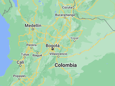 Map showing location of Chocontá (5.14468, -73.68578)