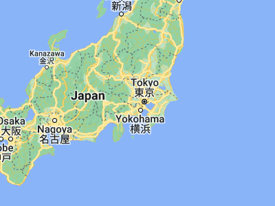 Map showing location of Chōfu (35.65556, 139.55222)
