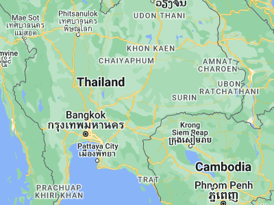 Map showing location of Chok Chai (14.72844, 102.16524)