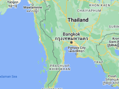 Map showing location of Chom Bueng (13.62, 99.59169)