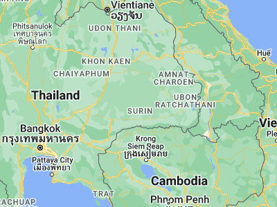 Map showing location of Chom Phra (15.11814, 103.60743)